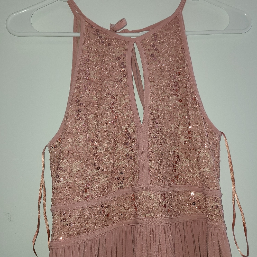 Pink prom dress